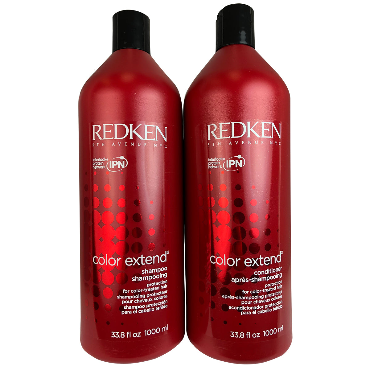 Redken Color Extend Hair Shampoo & Conditioner Duo 1 LITER Each for Colored Hair